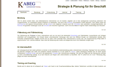 Desktop Screenshot of kabeg.de